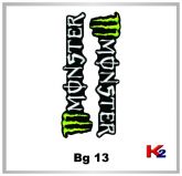 Adesivo para bengala - Bg 13 - Monster