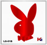 Adesivo LG01B - Playboy - Vermelho
