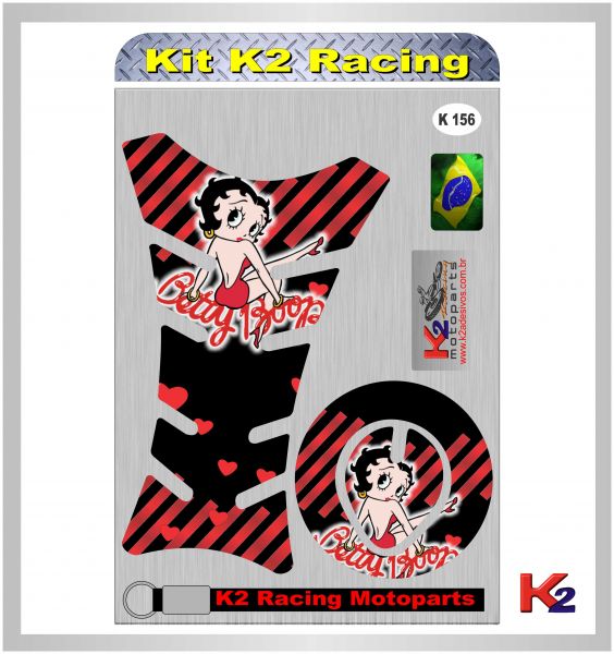 Kit K2 Racing  - K 156 Betty Vermelho