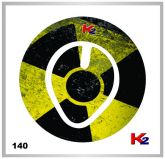 Boca de Tanque H140 - Radioactive - Preto/Amarelo