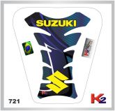 _Protetor de Tanque 721 - Suzuki - Preto/Azul/Amarelo