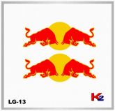 Adesivo LG13 - Red Bull duplo