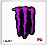 Adesivo LG02C - Monster - Rosa