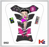 _Protetor de Tanque 092 - Betty Boop - Preto