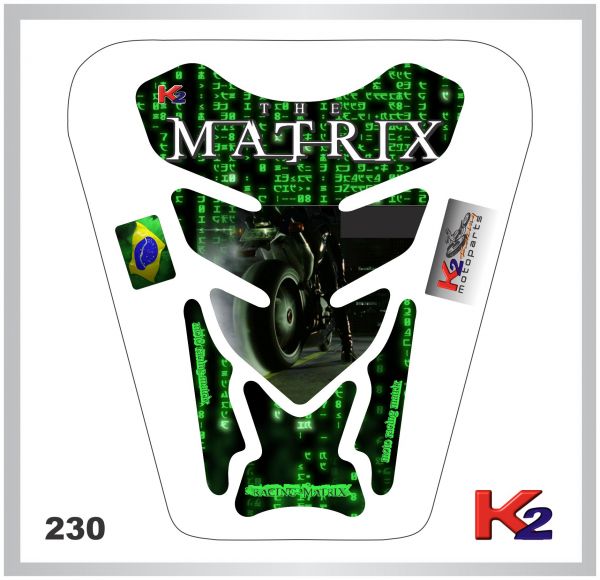 _Protetor de Tanque 230 - Matrix - Preto/Verde