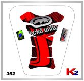 _Protetor de Tanque 362 - ecko unltd - Preto/vermelho