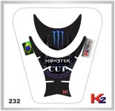 _Protetor de Tanque 232 - Monster - Preto/Azul/Branco