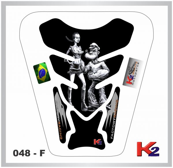 _Protetor de Tanque 048 - F - Popeye - Preto