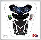 _Protetor de Tanque 170  - AC/DC Back in Black - Preto