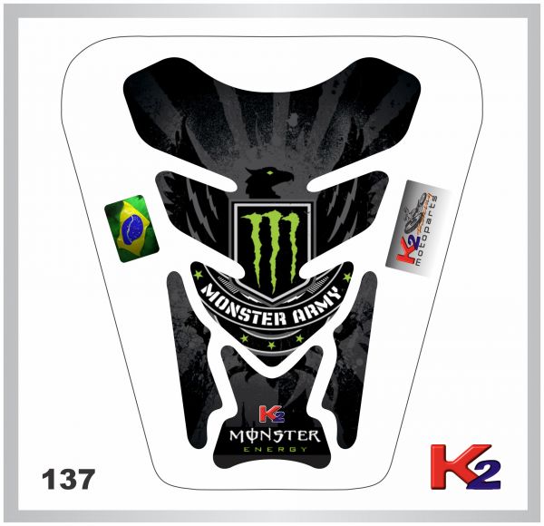 _Protetor de Tanque 137 - Monster - Preto