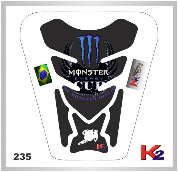 _Protetor de Tanque 235 - Monster - Preto/Azul/Branco