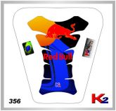 _Protetor de Tanque 356 - RED BULL   - Preto/Azul