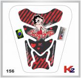 _Protetor de Tanque 156 - Betty Boop - Preto/Vermelho